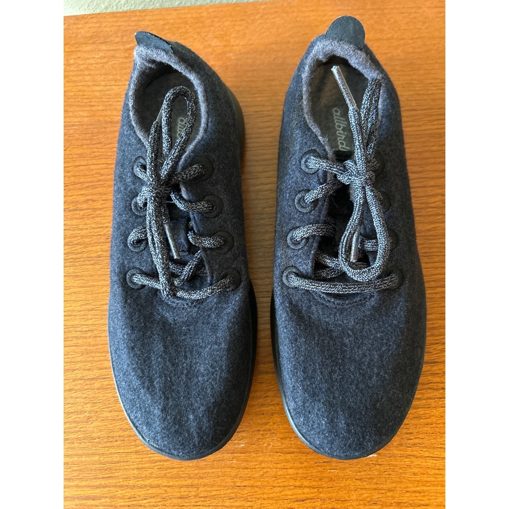 Allbirds Wool Runners Charcoal Gray Merino Wool Sneakers Womens 8